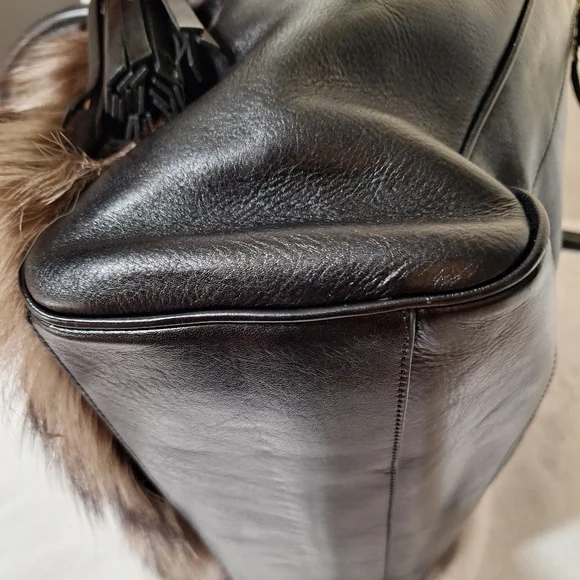 Coach Legacy Fox Fur Tote - Picture 11 of 15